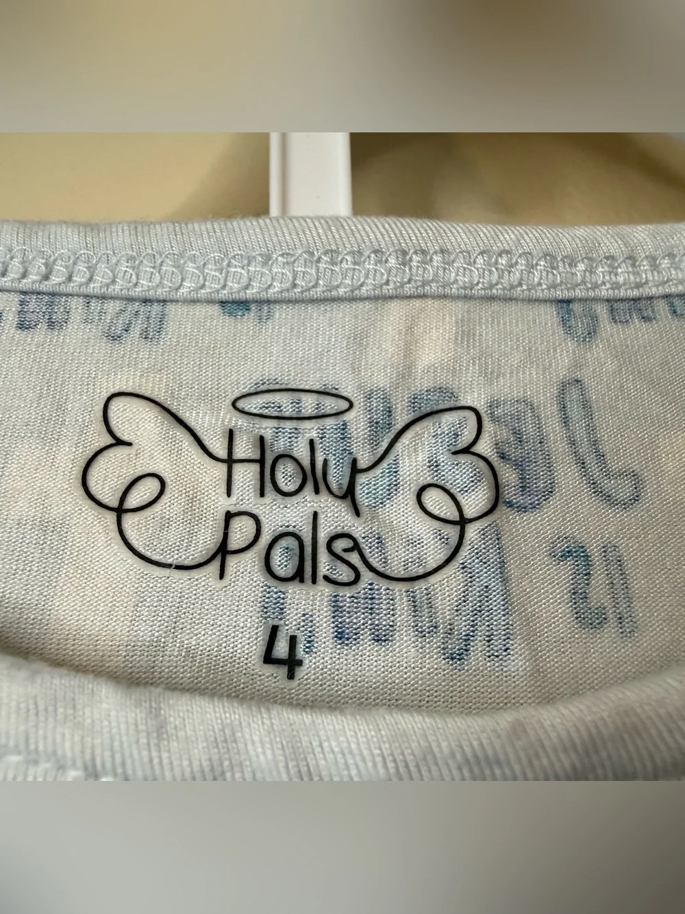 Holy Pals Jesus is King Bamboo pajama set toddler size 4